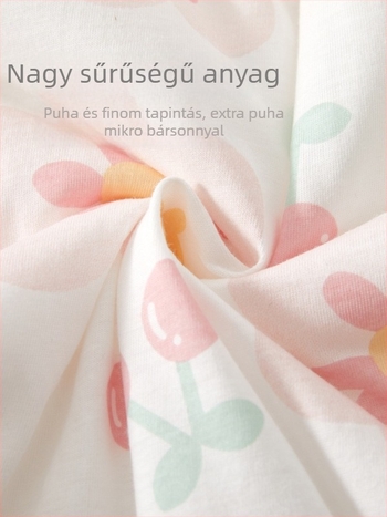 Baba pamut bélelt rugdalózó őszi-téli, újszülött, uniszex