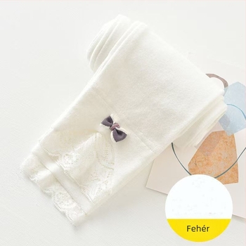 Lányoknak való leggings tavasz–ősz szezonra, vékony szabás, lazább stílus, középmagas derekú, 100% poliészter, 3–8 éves gyermekeknek