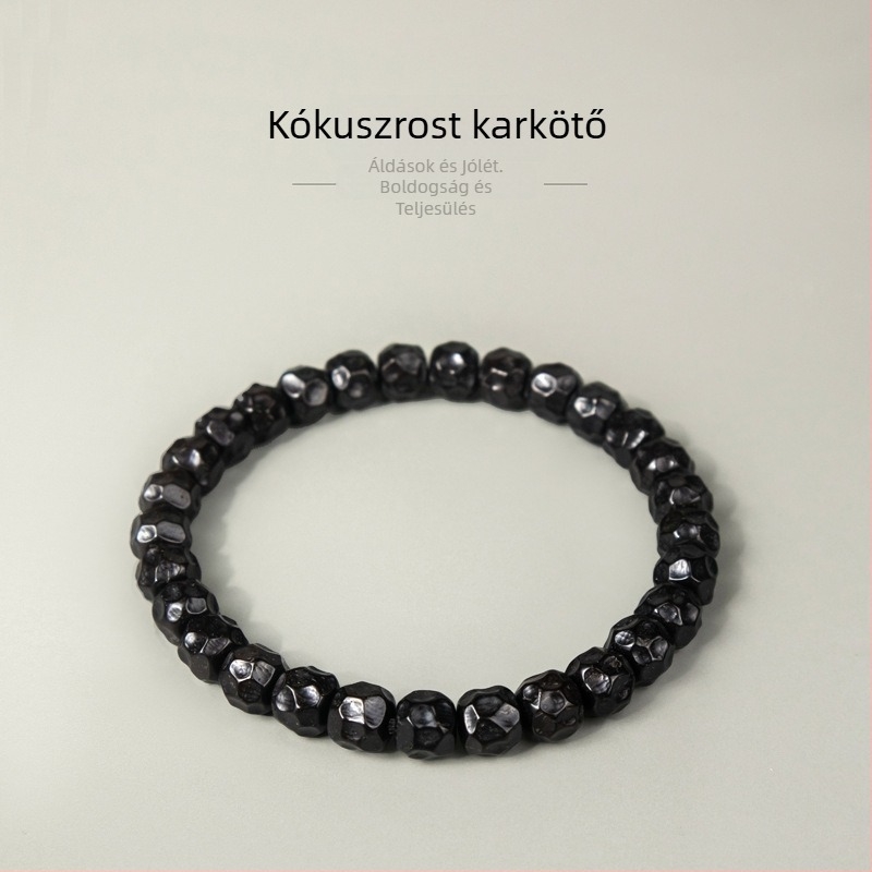 Ai Xi fa karkötő, retro stílusú, unisex, kézzel készített, geometriai dizájn