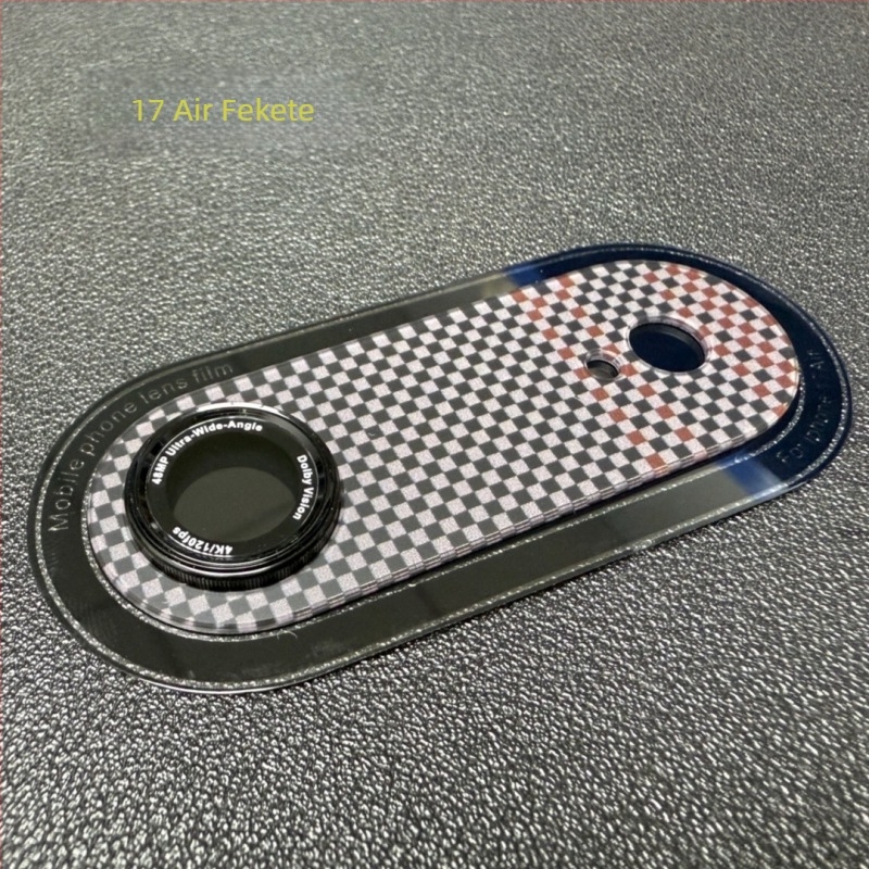 Kevlar lencsefilm iPhone 17 Pro Maxhoz — edzett üveg, Anti‑reflexiós, Anti‑ujjlenyomat, HD átláthatóság