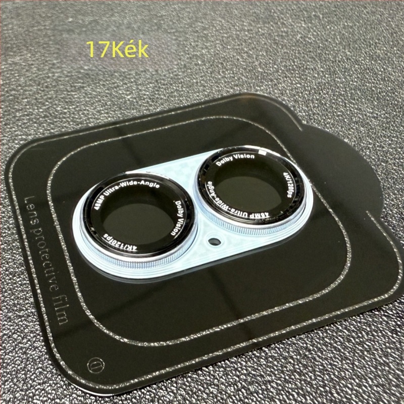 Kevlar lencsefilm iPhone 17 Pro Maxhoz — edzett üveg, Anti‑reflexiós, Anti‑ujjlenyomat, HD átláthatóság