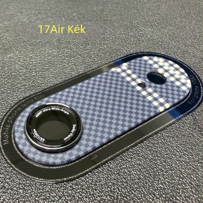Kevlar lencsefilm iPhone 17 Pro Maxhoz — edzett üveg, Anti‑reflexiós, Anti‑ujjlenyomat, HD átláthatóság