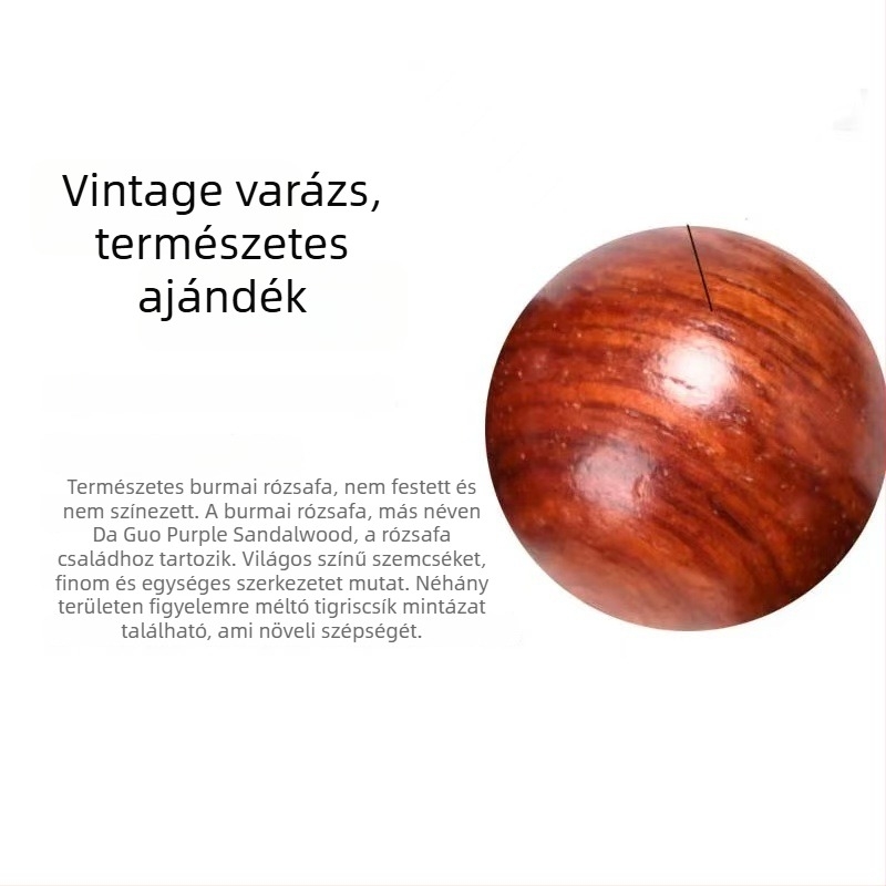 Fából készült Buddha gyöngyös karkötő, természetes stílus, uniszex; kézzel készített gyöngyök, 12 darabos készlet