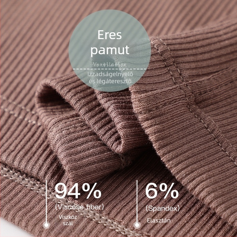 Női modal texturált pamut ujjatlan top körbefogó nyakú, könnyű nyárhoz, szép hátsó részlettel, plusz méret