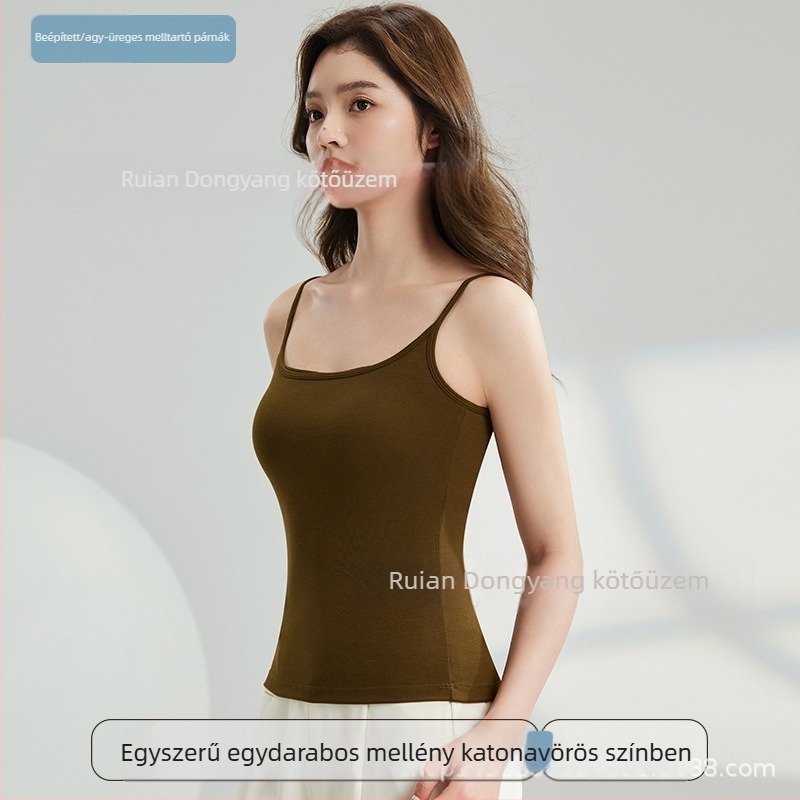 Női viszkóz felső, ujjatlan, vest-stílus, kerek nyakú, nyári súly 181–200 g/m², 50–70% viszkóz