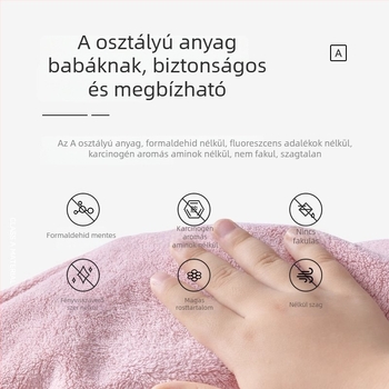 Friendly Gyermekeknek vízálló nyálkendő arcmosáshoz és fogmosáshoz, multifunkcionális törölköző babáknak és gyerekeknek