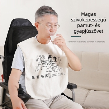 Anni Anwa Gyerekeknek — etető kötény, vízálló tarpaulin külső, pamut bélés, semleges nem