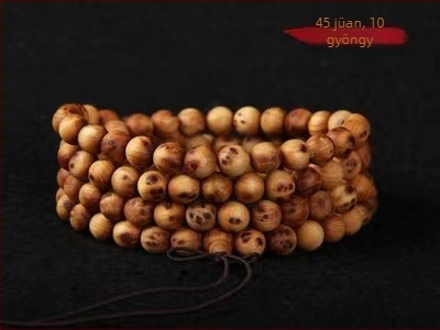Taihang Thuja 108 gyöngyös buddhista mala karkötő, kézzel készített, modern egyszerű stílus