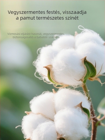 Heerter Koreai-stílusú baba nyálkendő virágos mintával, vízálló 100% pamut, újszülötteknek (0–12 hónap)