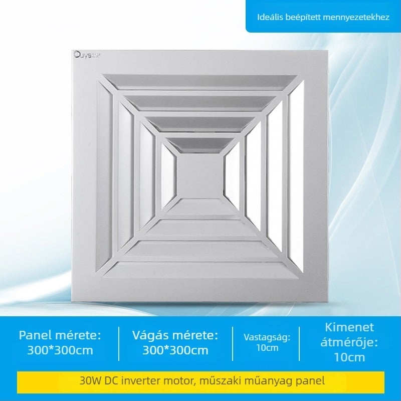 Ono 900-5 szellőztető ventilátor, függesztett telepítés, 220V, 30/40W