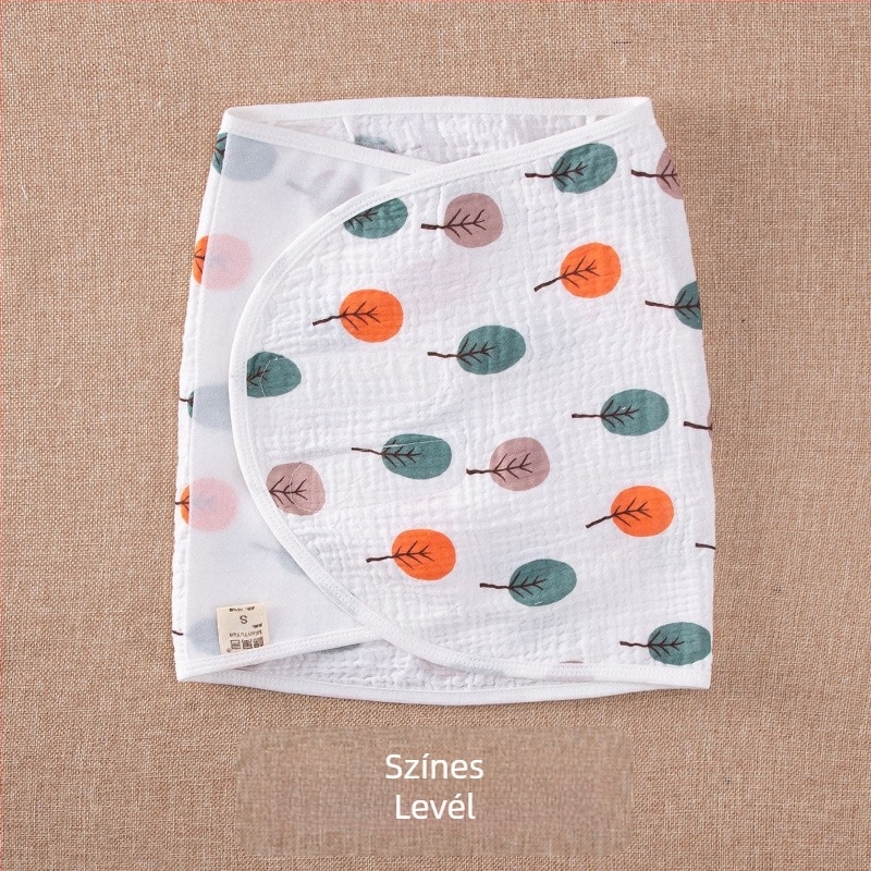 100% pamut babaölelő kendő – Cotton Fable, Cartoon mintával, nyár–tavasz–ősz időszakokra, 1–3 éveseknek