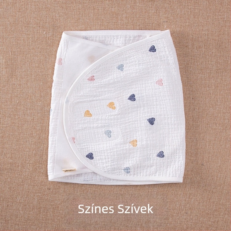 100% pamut babaölelő kendő – Cotton Fable, Cartoon mintával, nyár–tavasz–ősz időszakokra, 1–3 éveseknek