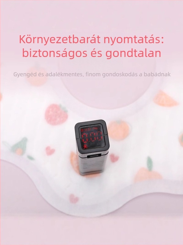 Forgó, vízálló nyál-törlő baba számára, pamut anyag, biztonsági osztály A, újszülötttől 1 éves korig
