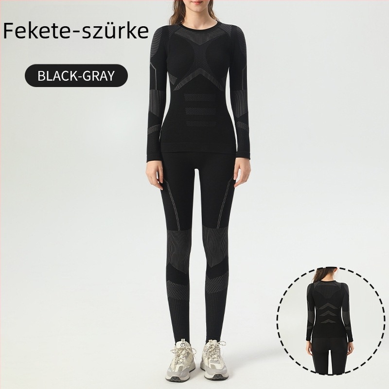 Női Merinógyapjú síruha — gyors száradás, nedvszívó, légáteresztő, varrat nélküli öltözet síelésre