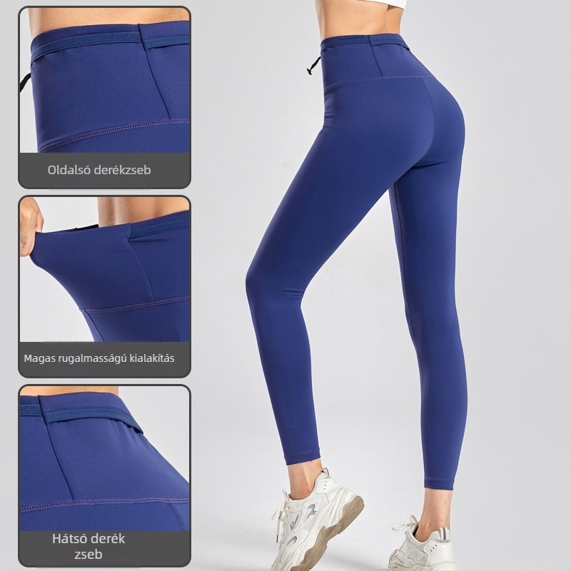 Uniszex gyorsan száradó kompressziós nadrág — nedvszívó, légáteresztő, ideális futáshoz, edzéshez és kerékpározáshoz télen és ősszel