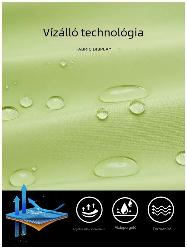 Gyerekek kültéri vízálló kapucnis dzseki, lélegző, 5000 mm vízállóság, 100% poliészter, laza szabású