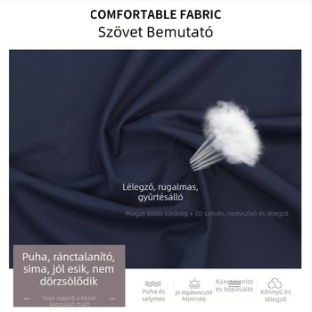 Fogászati/orvosi scrub készlet | uniszex, nedvesség-elvezető, 3/4-es nadrág, rövid ujjú, poliészter 95%+