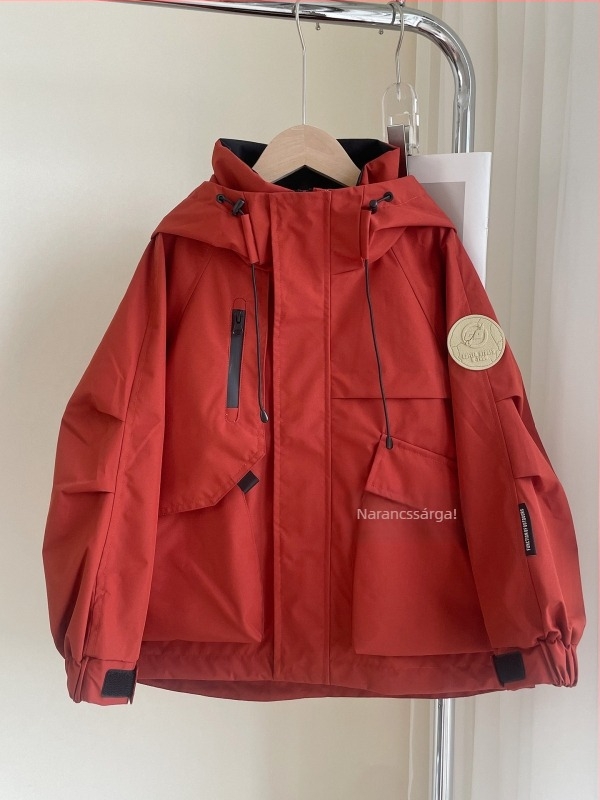 Gyerekeknek szóló kültéri kabát, vízálló, 2025 tavasz–ősz kiadás, 8+ éveseknek