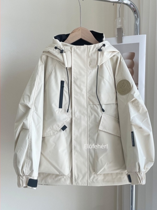 Gyerekeknek szóló kültéri kabát, vízálló, 2025 tavasz–ősz kiadás, 8+ éveseknek