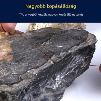 TPU karkötő elasztikus zsinór — kopásálló, DIY gyöngy készítéséhez, Pick crystal márka, Nobleman minta, 2025 tavasz