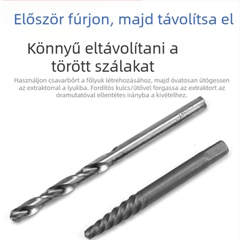 Tört csavar eltávolító - Magas szilárdságú szétszerelő eszköz, kopásálló, háztartási használatra, készlet kevesebb mint 10 darab