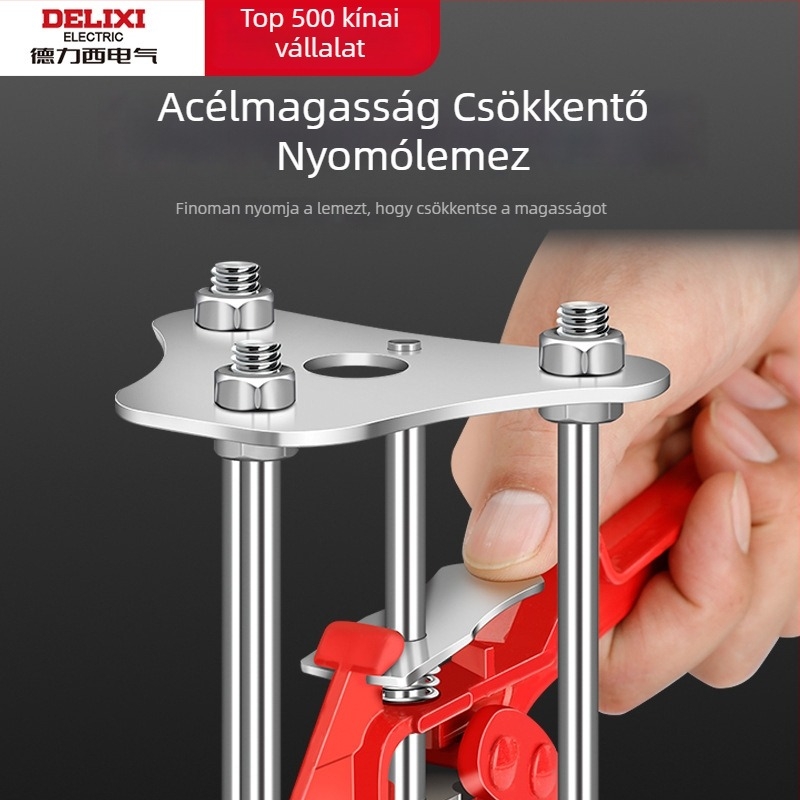 Térkőmagasság-beállító - kézi emelő, szénacél, csempe felrakásához (Delixi Electric)