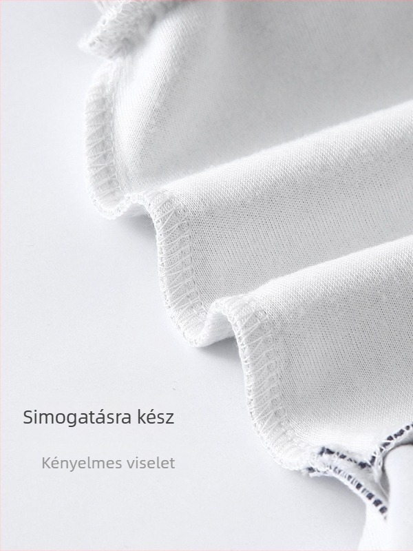 Gyerekeknek szóló pamut dzseki, koreai stílus, rajzfilm mintával, kerek nyakú, hosszú ujjú