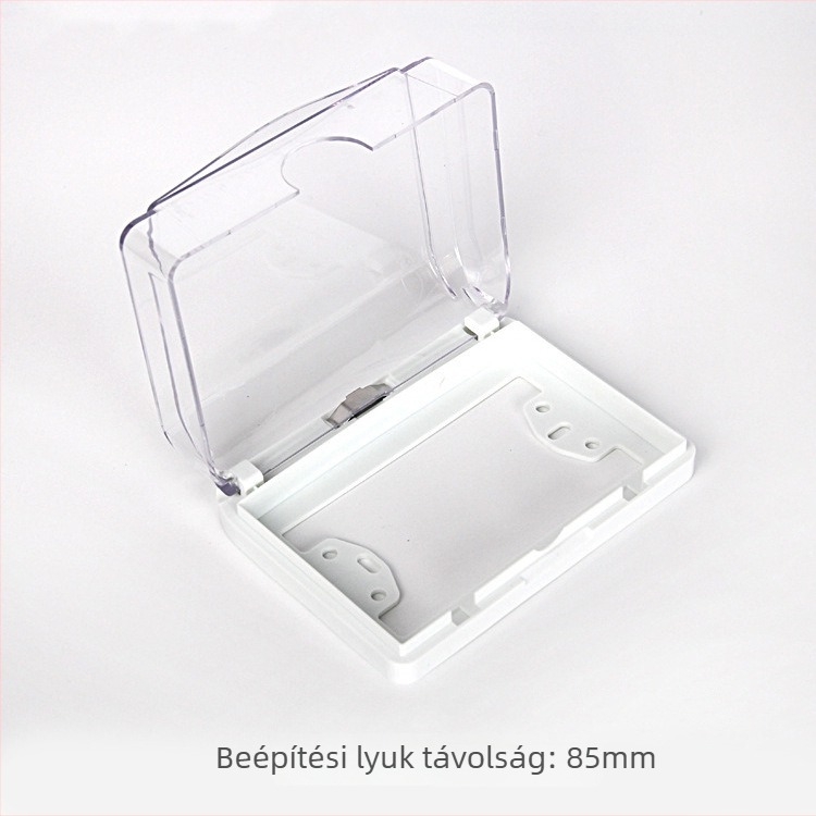 Kétállású kapcsoló- és aljzatvédőfedél – ABS ház, lángálló, márka fiko