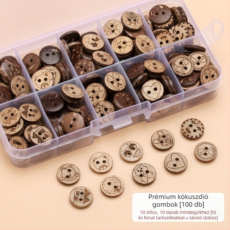 Fa gombok gyerekeknek — divatos és sokoldalú dizájn az ingekhez (Márka: Press fen; Készleten: raktáron; Szezon: 2021 nyár)