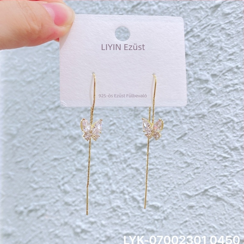 Réz csüngő fülbevalók Li Yin/Li Bei Li Ying márkától nőknek