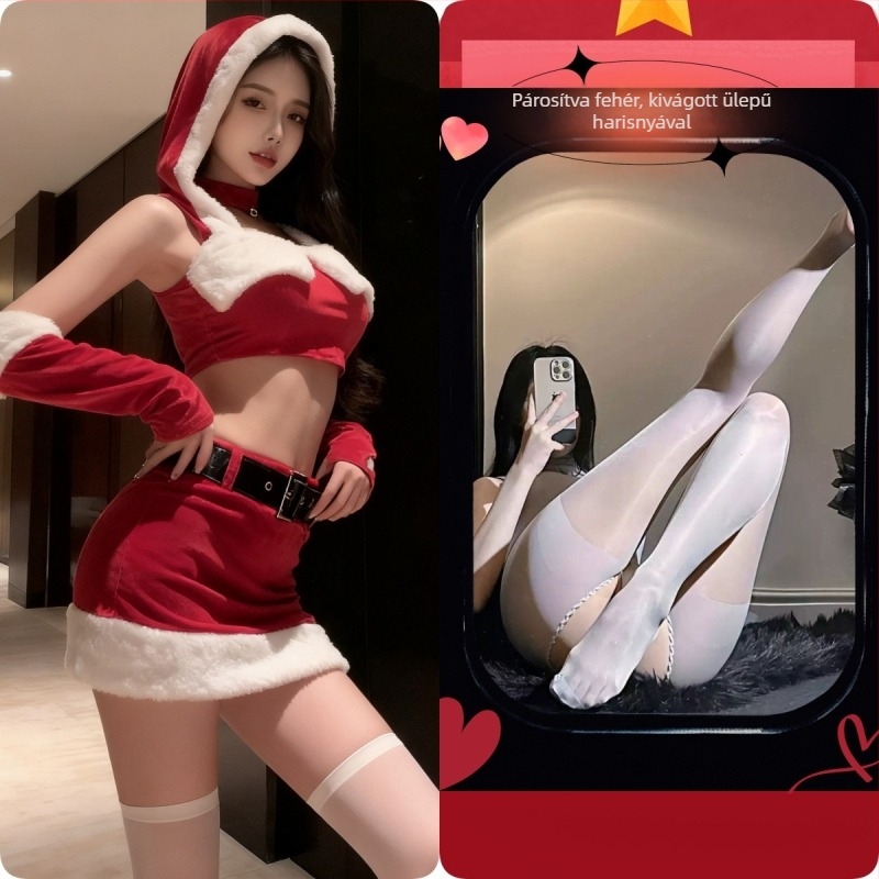 Xia Yang velúr karácsonyi cheongsam cosplay női jelmez – nyuszi lány
