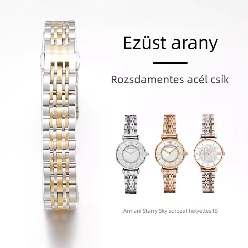 Hétfonalas rozsdamentes acél óraszíj, stílus Fashion OL, bevezetés: 2025 nyár, fő piac: Észak-Amerika