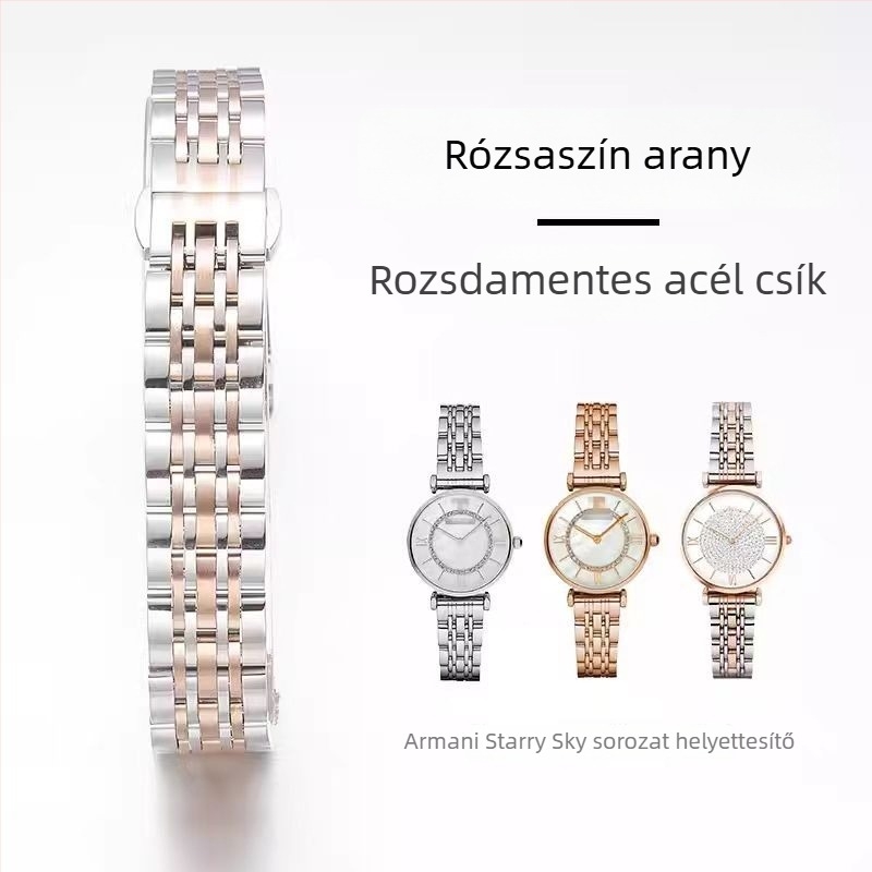 Hétfonalas rozsdamentes acél óraszíj, stílus Fashion OL, bevezetés: 2025 nyár, fő piac: Észak-Amerika