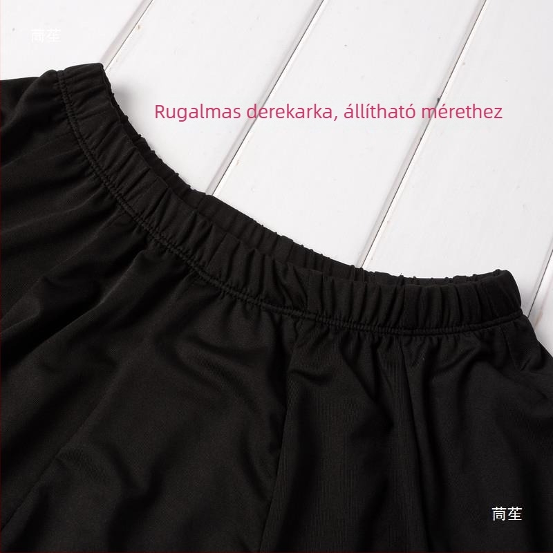 Latin tánc szoknya len alapanyagból, laza szabás, férfiaknak, táncruha