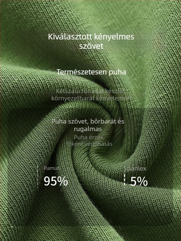 Rövid ujjú póló, karcsúsított fazon, kerek nyak, 95% pamut