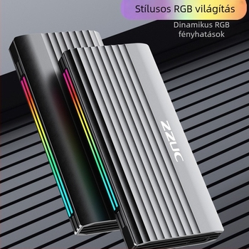 M.6 Eszközmentes SSD-készülék NVMe/NGFF, M.2, alumínium ötvözet, akár 8TB, USB-C 3.1/3.2