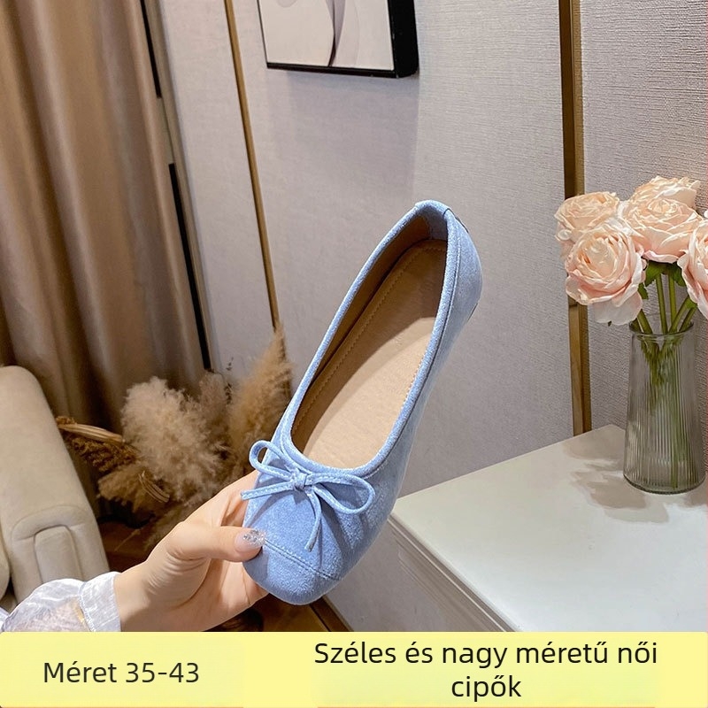 BBY Broad Fit Női lapos cipő - kerek orr, felsőrész: szuper rost, belső: műbőr, talp: gumi, alacsony sarok (<3 cm), mind a négy évszakra alkalmas