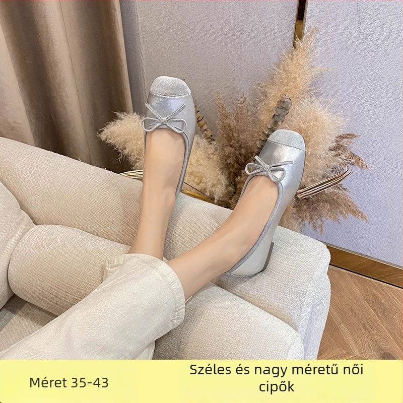 BBY Broad Fit Női lapos cipő - kerek orr, felsőrész: szuper rost, belső: műbőr, talp: gumi, alacsony sarok (<3 cm), mind a négy évszakra alkalmas