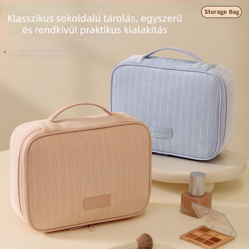 Guangmao kozmetikai táska, kézitáska-stílus, poliészter, többfunkciós, utazáshoz