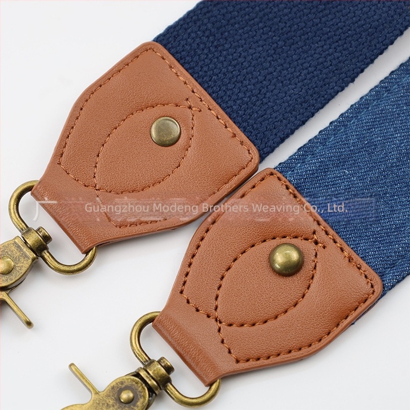 Moden Denim Cowboy stílusú vállpánt táskához, állítható és kopásálló