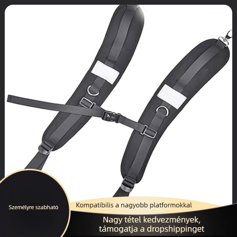 Hátizsák vállpánt, nylon, légáteresztő, szabadidős utazási stílus
