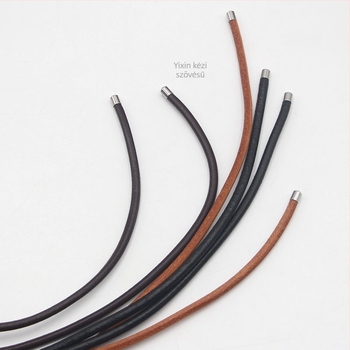 Valódi bőrből készült táskarám kötéllel, állítható hosszúságú crossbody – első réteg marhabőr