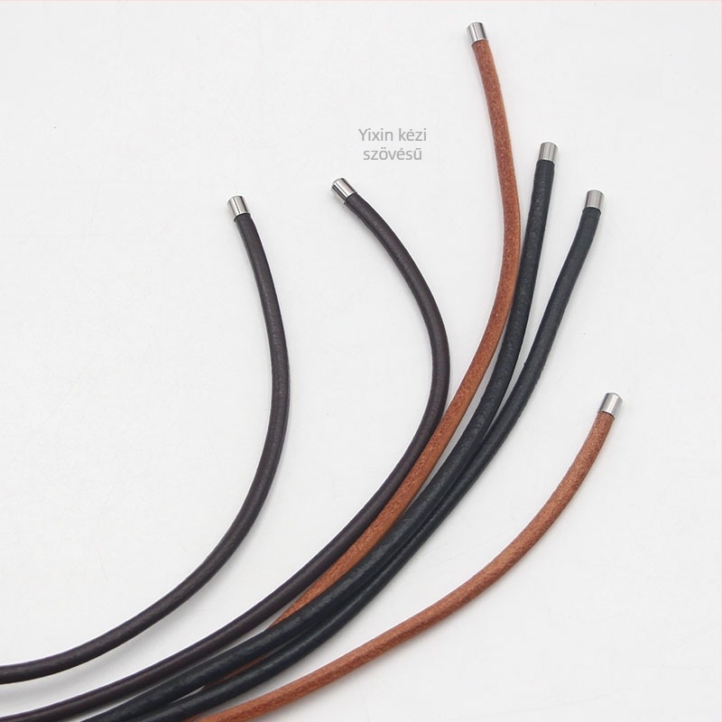Valódi bőrből készült táskarám kötéllel, állítható hosszúságú crossbody – első réteg marhabőr