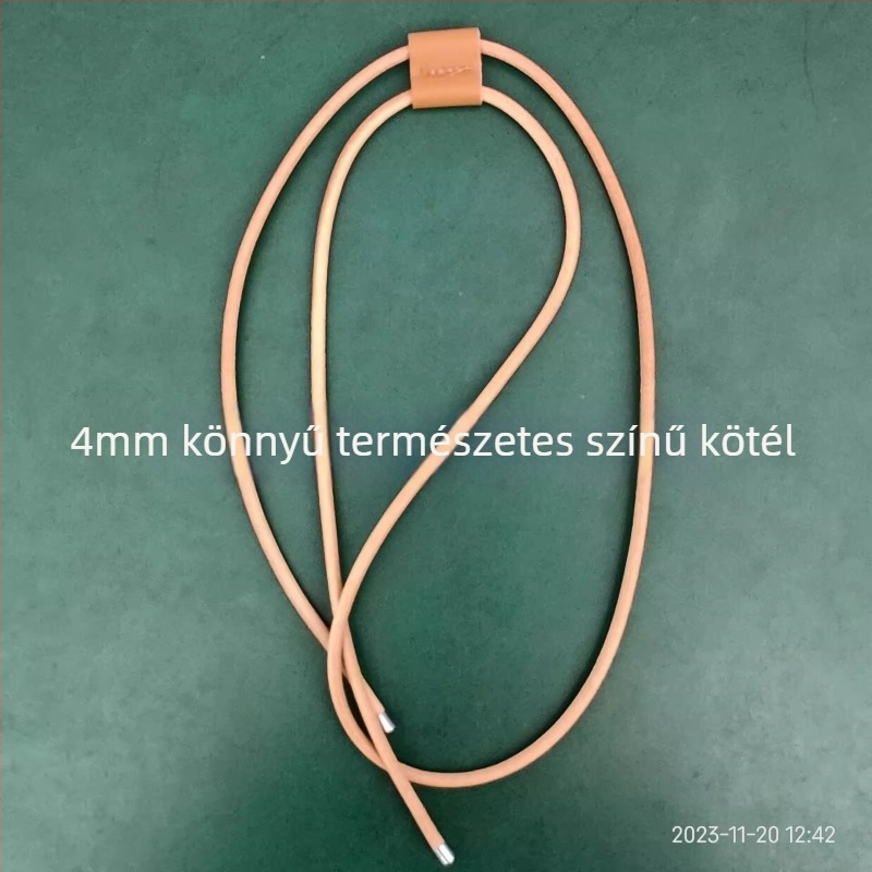 Valódi bőrből készült táskarám kötéllel, állítható hosszúságú crossbody – első réteg marhabőr