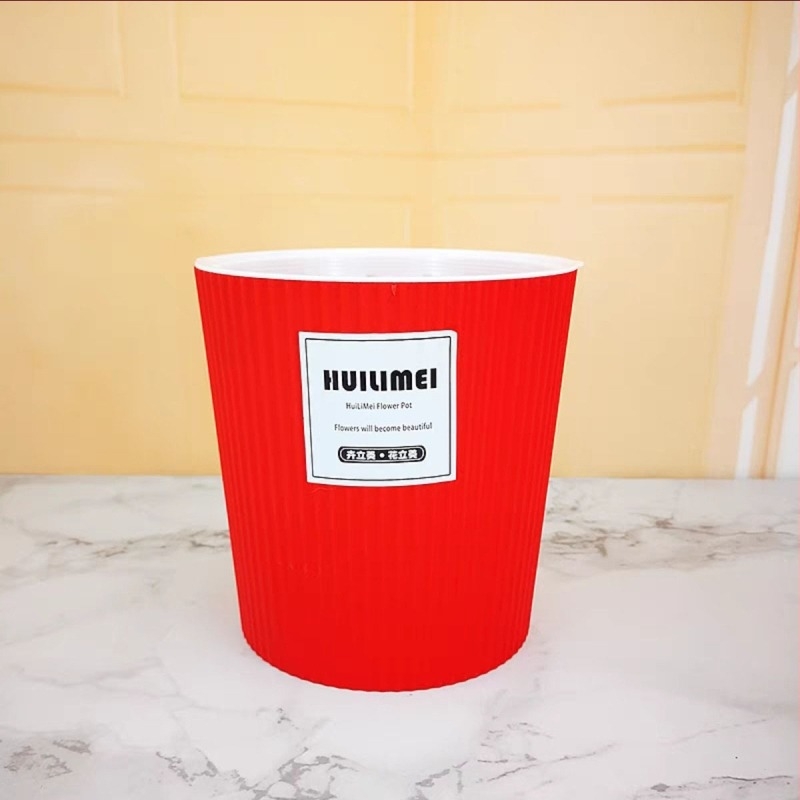 Hidroponikus virágtartó műanyagból automata nedvességfelvétellel; légáteresztő, strapabíró, vízmegtakarító; alkalmas asztalra és padlóra