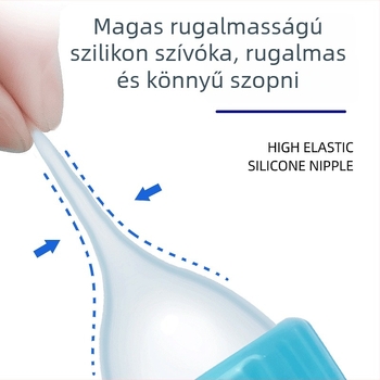 Nonich műanyag cumisüveg kiscicáknak, harapásálló etetőcumival