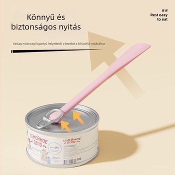 Kuchi Hosszú nyelű macska-konzervekanál és többfunkciós konzervnyitó