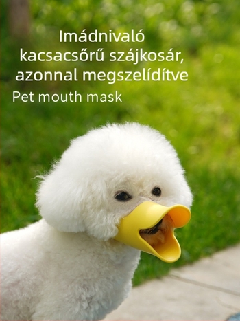 Kutyaszájkosár kis- és közepes testű kutyáknak – megakadályozza a harapást, a tárgyak lenyelését és az ugatást