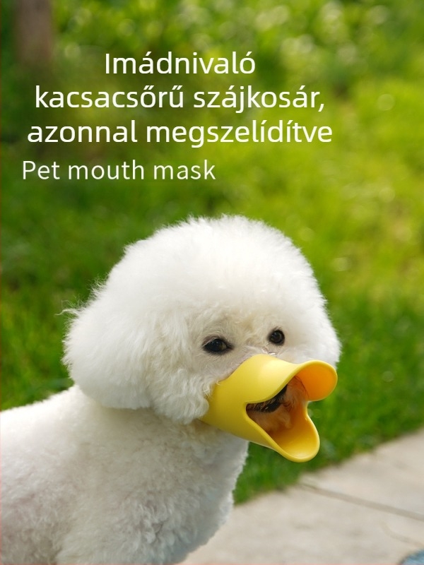 Kutyaszájkosár kis- és közepes testű kutyáknak – megakadályozza a harapást, a tárgyak lenyelését és az ugatást
