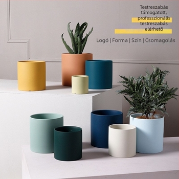 Nordic Morandi kerámia virágcserép szukkulentok és zöld növények számára – modern minimalista dizájn